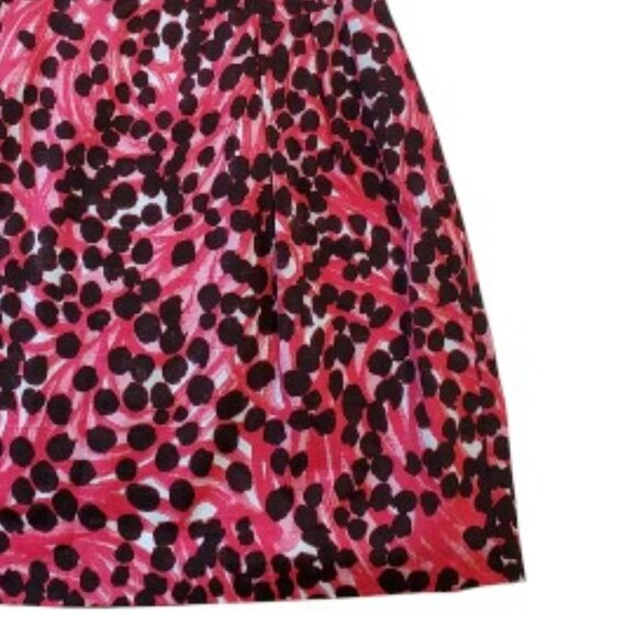 Millie Minis Pink Black Cheetah Print Dress Size 10 - Picture 3 of 5